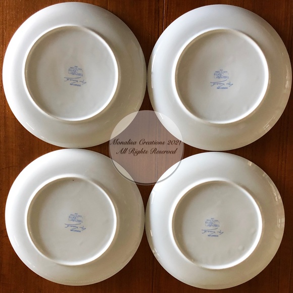 Gloria Vanderbilt Collectors Plates Set of 4 Token of Friendship Vintage 70s - Picture 2 of 10